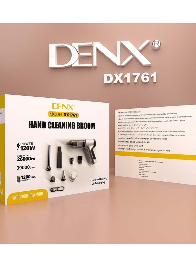 Denx Cordless Handheld Vacuum Cleaner (Suction and Blow) 3 in 1, Rechargeable, for Car, Home, Office, Computer multi-colors - Image 4