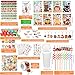 Poen 172 Pcs Woodland Party Favors Set Include Cup Straw Stamp Clap Bracelet Keychain Ring Puzzle Sticker Animal Miniature Card for Birthday Party Baby Shower Goody Bag Stuffer - Image 4