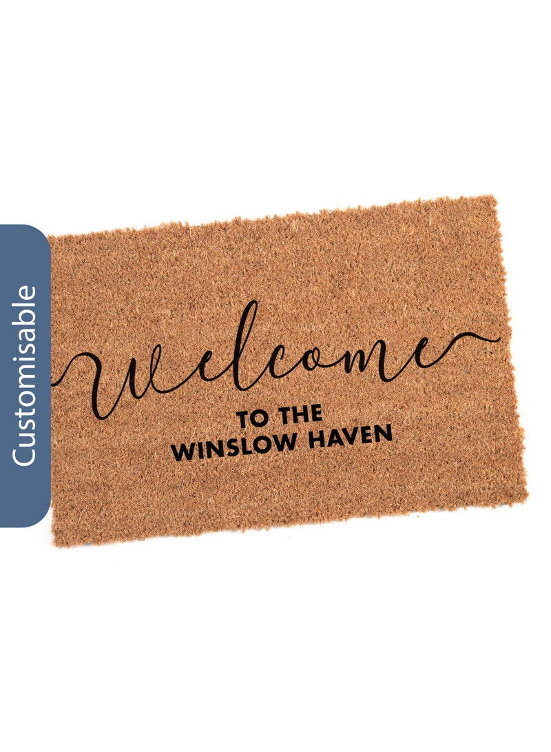 Share the Love Personalised Welcome to the "Family Name" Doormat - Image 2