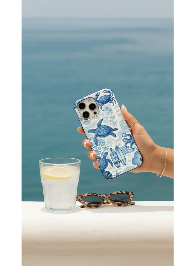 Mobcos iPhone 16 Pro Max Ocean Blueprint Mobcos iPhone 16 Pro Max Ocean Blueprint Premium Case Compatible with Hybrid Dual-Layer Hard Shell + Silicone Protection - Scratch-Resistant Shockproof Mobile Cover  | Best Price UAE