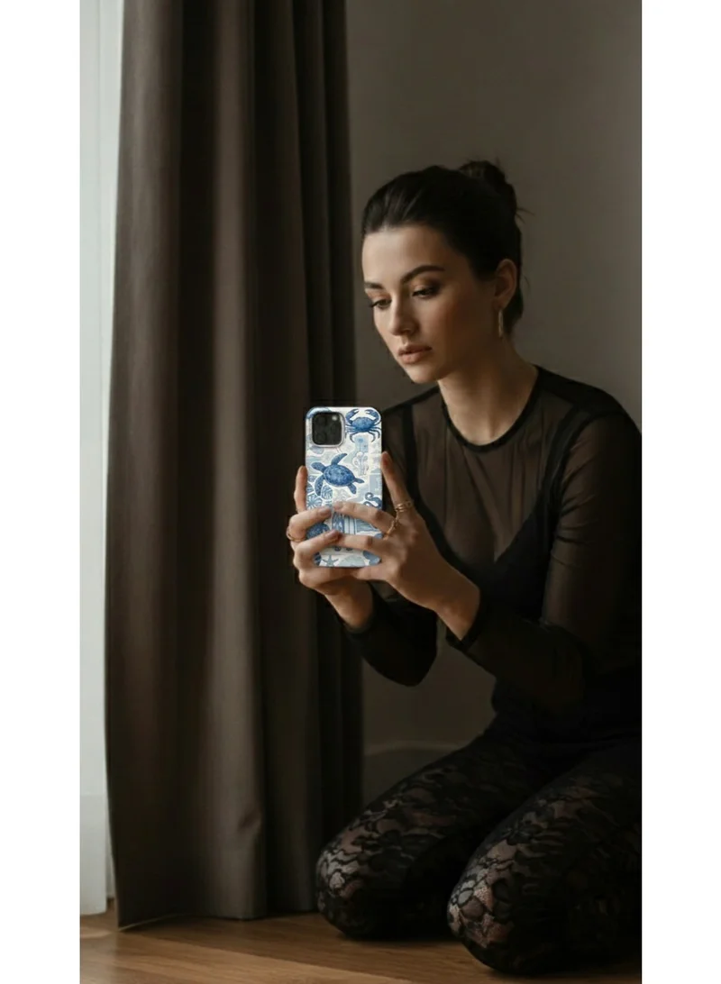 Mobcos iPhone 16 Pro Max Ocean Blueprint Mobcos iPhone 16 Pro Max Ocean Blueprint Premium Case Compatible with Hybrid Dual-Layer Hard Shell + Silicone Protection - Scratch-Resistant Shockproof Mobile Cover  | Best Price UAE