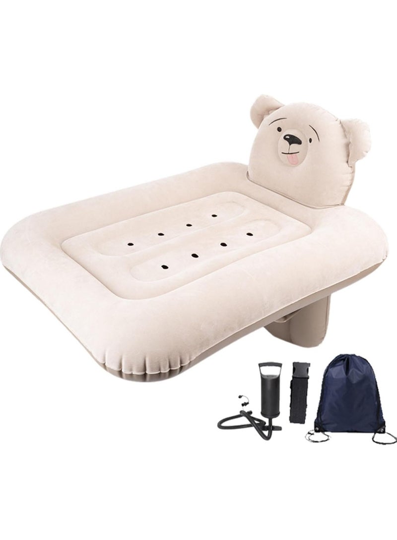 TAPIT Inflatable Airplane Bed for Kids Baby Travel Plane Bed with Hand Pump Kids Bed Fits Most Airplane Seats Car Seat for Convenient Toddler Travel Seat Belt and Carry Bag - Image 1