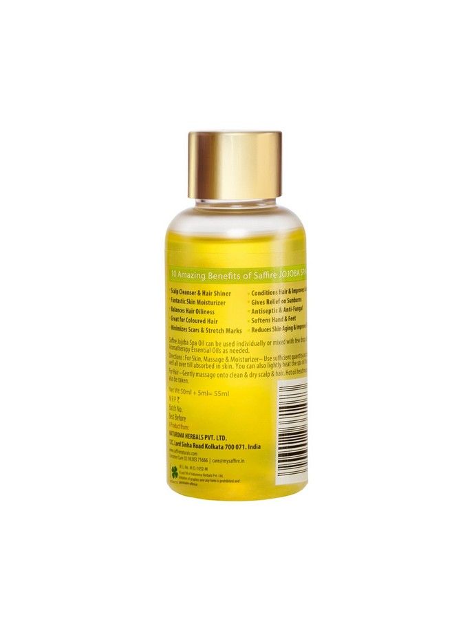 SAFFIRE زيت سبا الجوجوبا للعلاج العطري الطبيعي؛ زيت للشعر والبشرة؛ لبشرة مغذية؛ 55 مل - Image 3