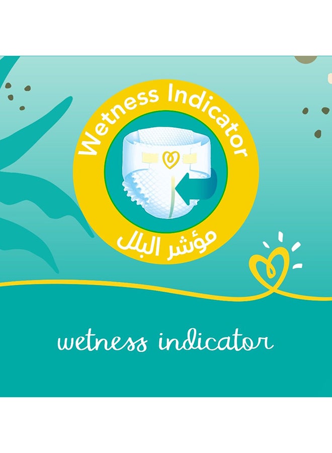 بامبرز حفاضات حديثي الولادة من بيبي دراي مع لوشن الصبار ومؤشر البلل وحماية من التسرب، مقاس 1، 2-5 كجم، 136 حفاضة - Image 5