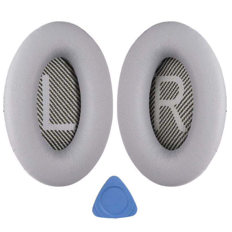 YOCOWOCO Replacement Ear Pads for Bose QuietComfort 35 (QC35) & Quiet Comfort 35 II (QC 35 ii) Headphones, EarPads Cushions with Noise Isolation Memory Foam, Softer Protein Leather, Added Thickness