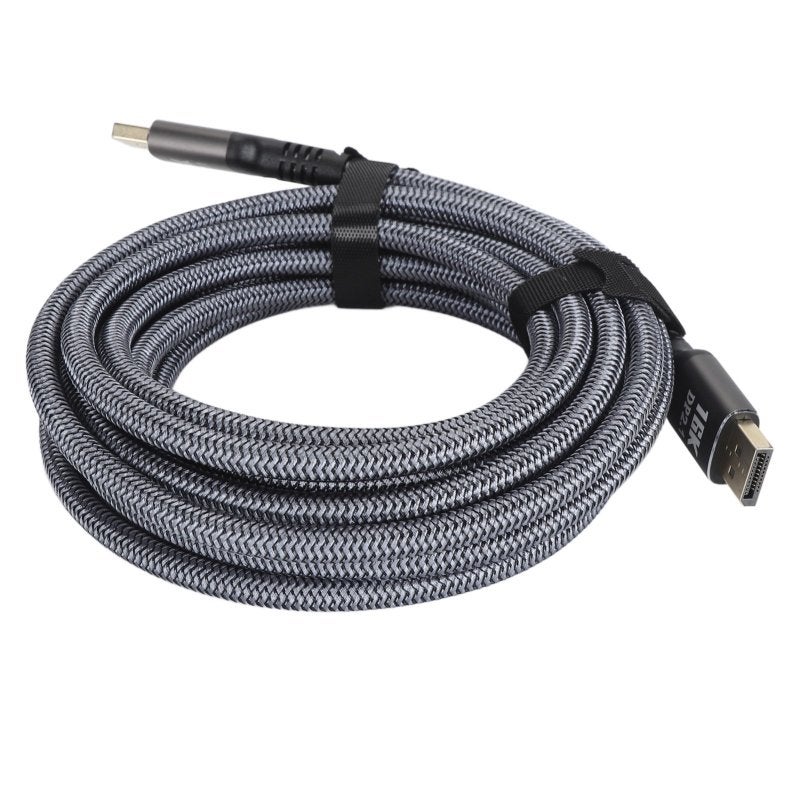 Displayport 2.1 Cable 16K 40Gbps - No Buckle Groove Design Triple Shielding Gaming Displayport Cable for Desktop Laptops Gaming Monitors - Image 2