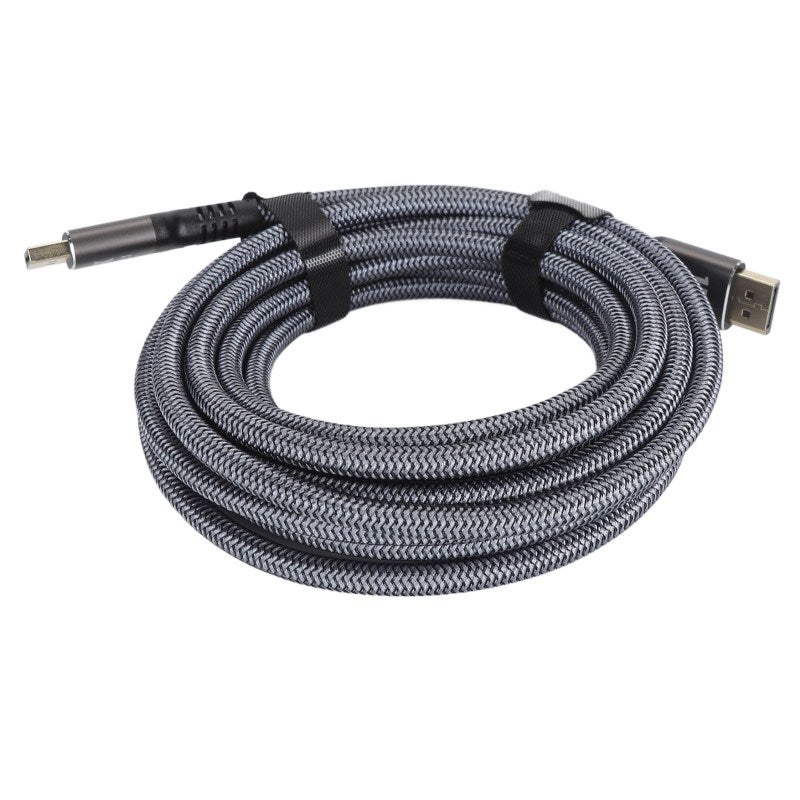 Displayport 2.1 Cable 16K 40Gbps - No Buckle Groove Design Triple Shielding Gaming Displayport Cable for Desktop Laptops Gaming Monitors - Image 1