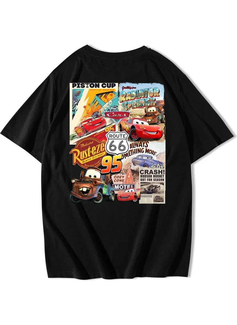 بي ار زد كولكشن Oversize Cars T-Shirt