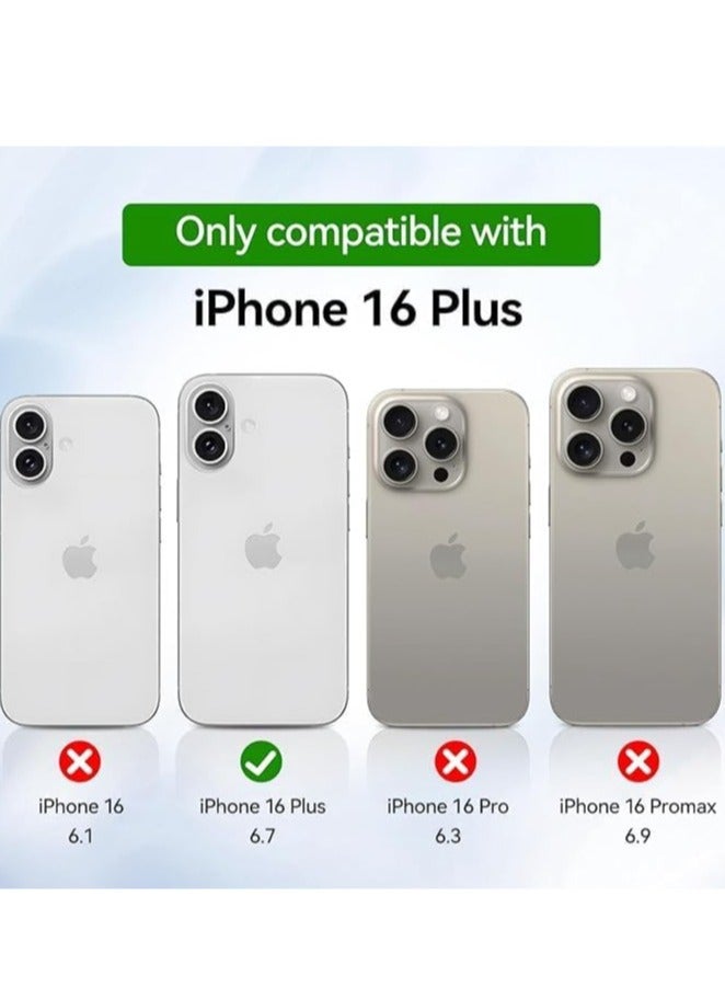 JAJEEK "New iPhone 16 Plus Magnetic Case – Durable Clear Back with Scratch Resistance by AHN" - Image 2