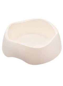 BECO Beco Bamboo Food And Water Pet Feeding Bowl Natural White  - Image 1