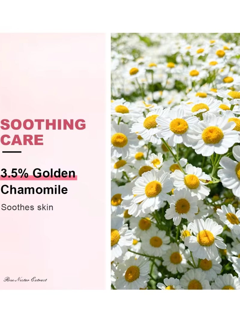 AuQuest Rose Nectar Serum Rose Face Serum Soothe and Calm Soft Smooth Skin and Intensive Hydration Hydrating Moisturizing Nourishing Face Serum for Dry Sensitive and Fine Line Skin Rose Whitening Serum 32ml - Image 4