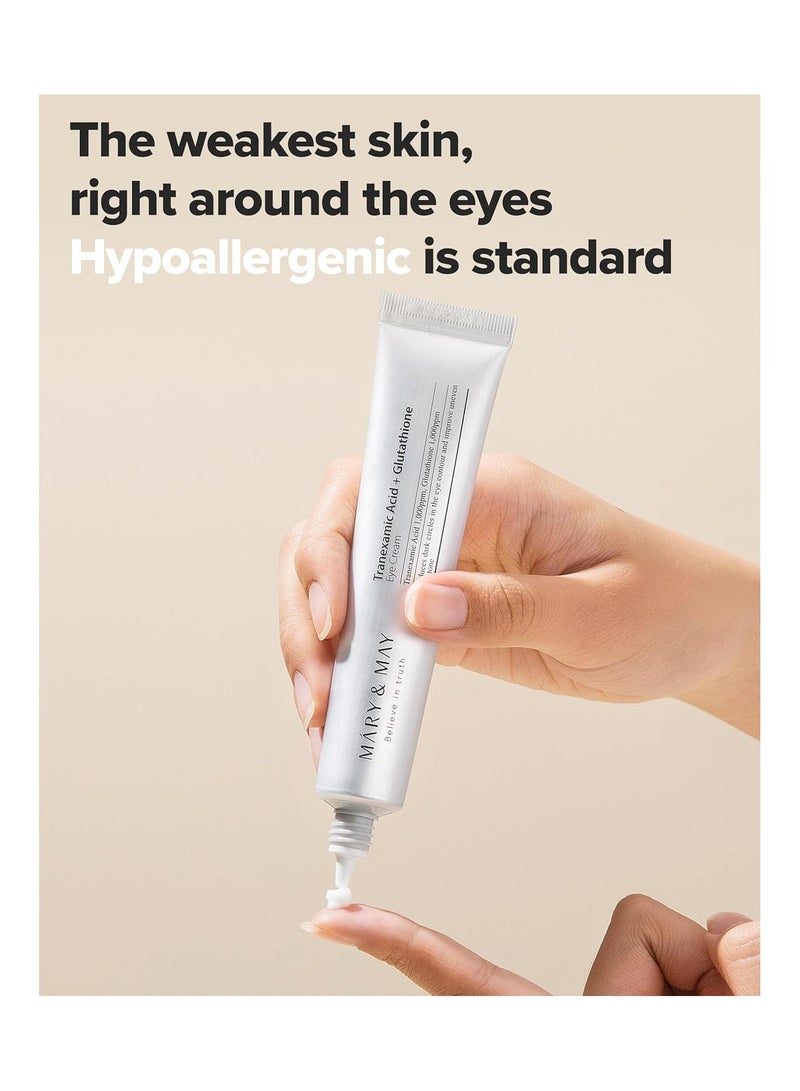 MARY & MAY Tranexamic Acid+ Glutathion Eye Cream 30ml - Image 5