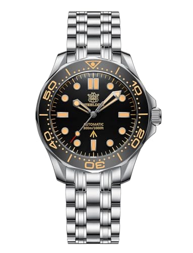 TACTICAL FROG STEELDIVE Men's Automatic Watch NH35 Movement SD1957 Sapphire Luminou 300M Diving Watches, Stainless Steel - Image 1