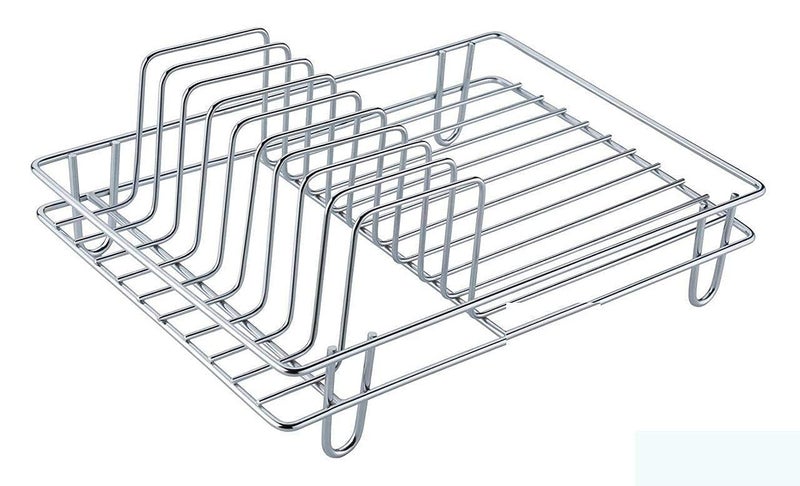 Nirgun Empex Stainless Steel Cup Saucer Stand for Kitchen Dish Storage Rack Plate Organizer Stand for Kitchen - Image 1