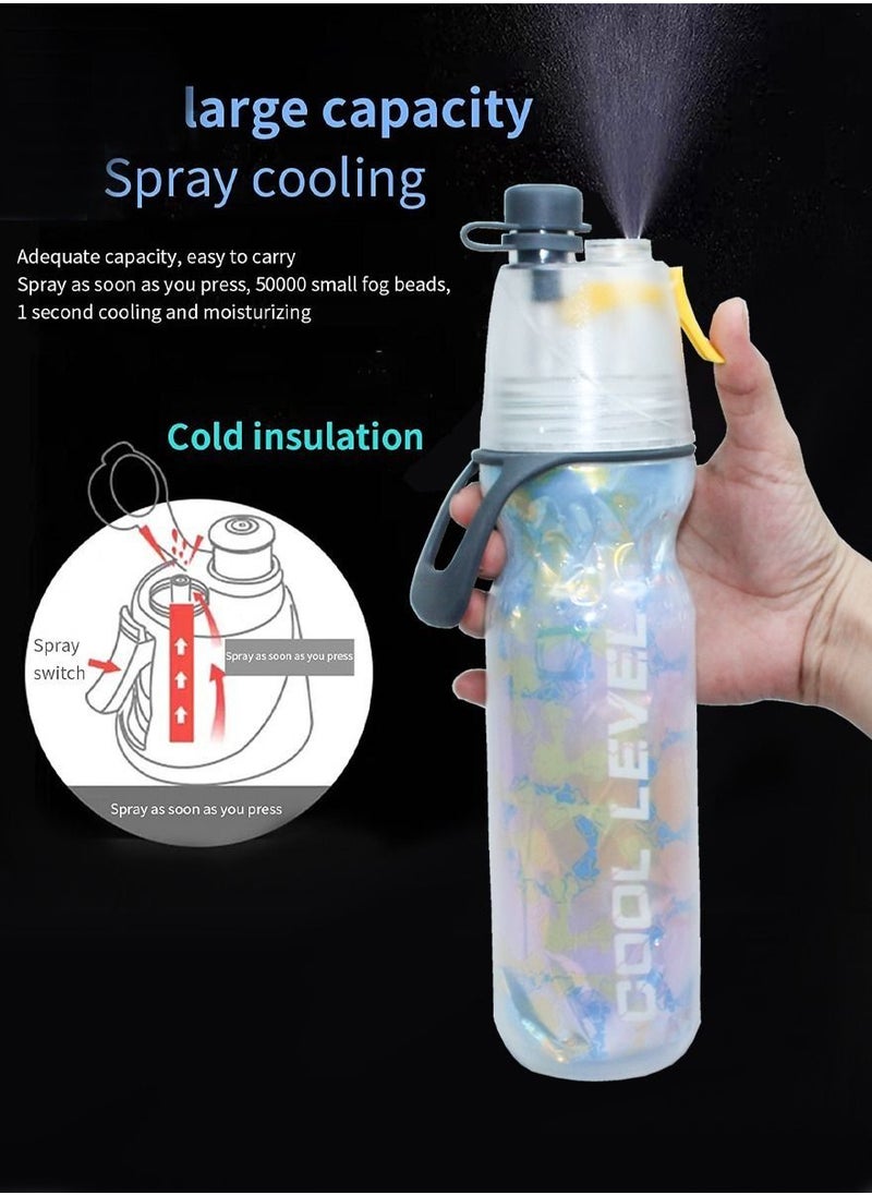 Generic - Insulated Gym And Sport Water Bottle With Sip and Mist Spray Function Keep Cool For Hours With High Quality Aluminum Foil Cold Insulated, Leak Proof And Pull Top Spout With Holder - Image 1