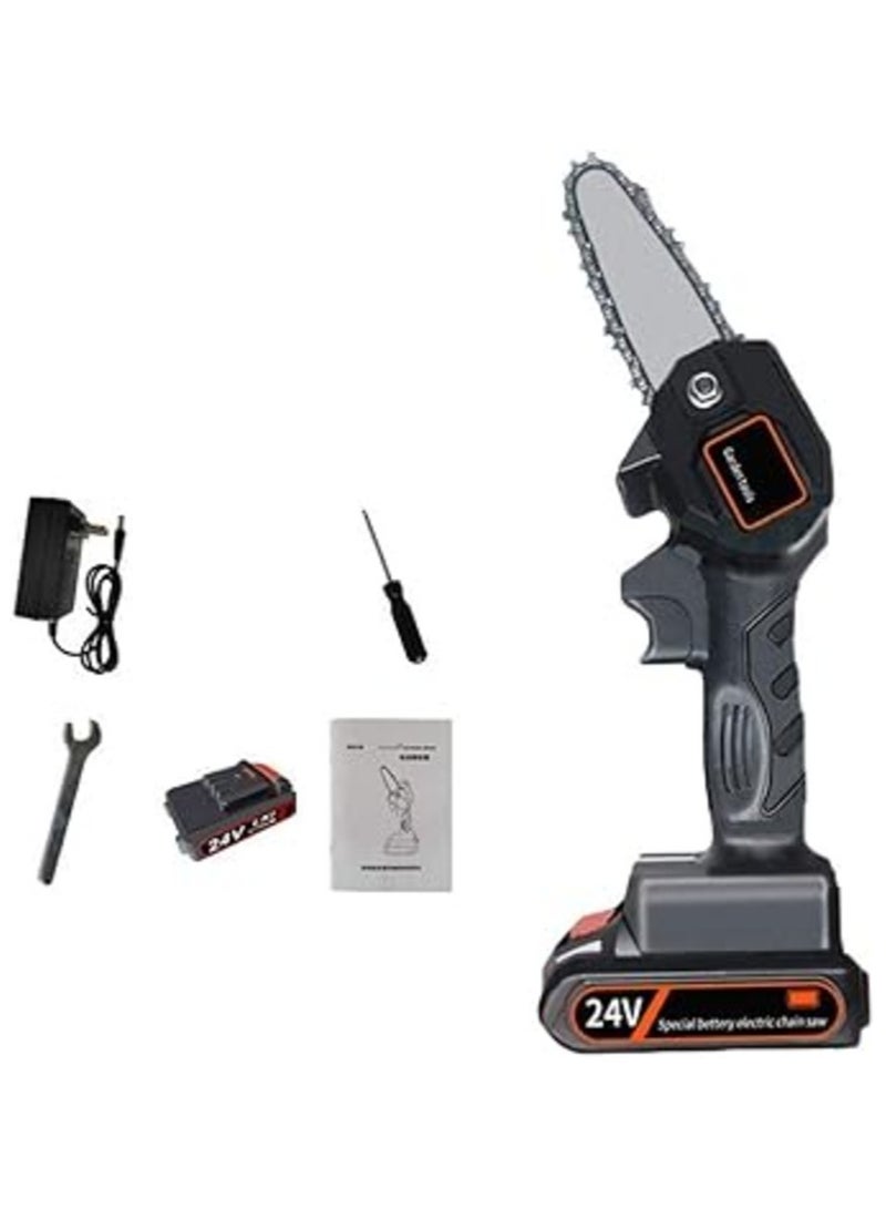 Electric Pruning Saw Cordless Handheld Electric Chain Saw Rechargeable Outdoor Logging Orchard Electric Pruning Saw Tools  - Image 1