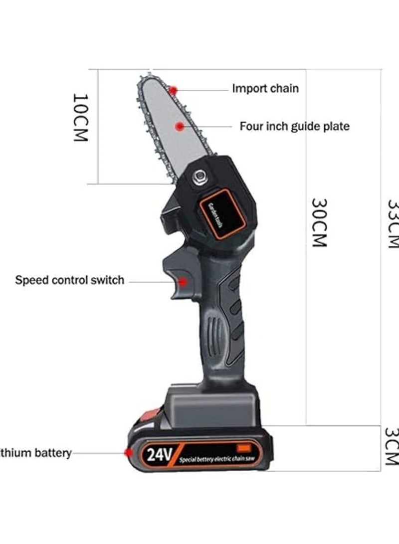 Electric Pruning Saw Cordless Handheld Electric Chain Saw Rechargeable Outdoor Logging Orchard Electric Pruning Saw Tools  - Image 2