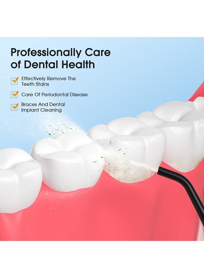 Hangsun Water Flossers for Teeth Cordless Portable Dental Oral Irrigator HOC760 300ML Rechargeable IPX7 Waterproof Water Teeth Cleaner Picks for Home Travel with 8 Jet Tips - Image 2