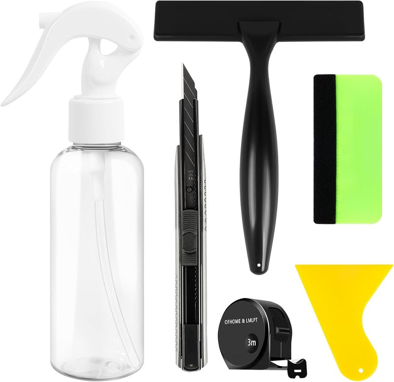 Lmlpt Window Film Tint Kit,6 Pcs Window Privacy Film Installation Tools Kit for Car and Glass,Complete Application Tool Kit Easy to Apply Window Tinting Film Vinyl Wrap Application Set for Home Office - Image 1