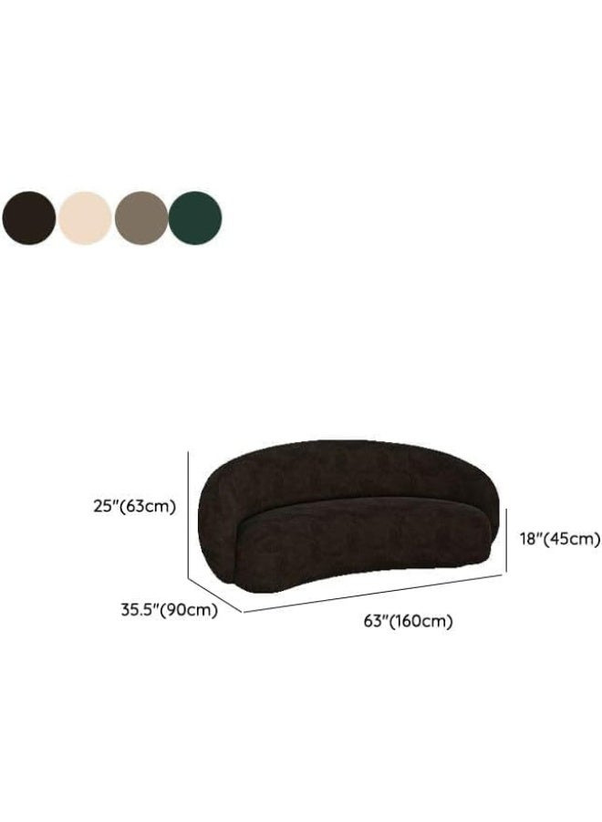 Ripple FURNITURE UAE Homes Drawing Room Loveseat with Sloped Arms, Black Upholstery - Image 5