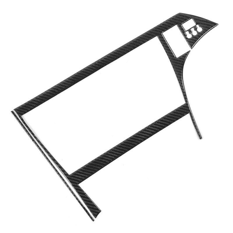 2pcs Carbon Fiber GPS Display Panel Cover Frame Firmly Installing Fit for Prius 2012‑2015 RHD - Image 4