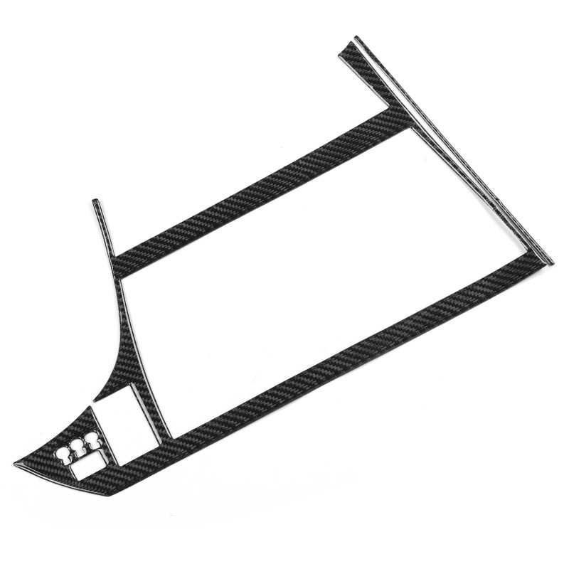 2pcs Carbon Fiber GPS Display Panel Cover Frame Firmly Installing Fit for Prius 2012‑2015 RHD - Image 5