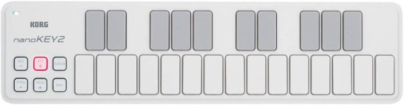 Korg nanoKEY2 25-Key USB MIDI Controller - White - Image 1