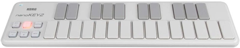 Korg nanoKEY2 25-Key USB MIDI Controller - White - Image 2