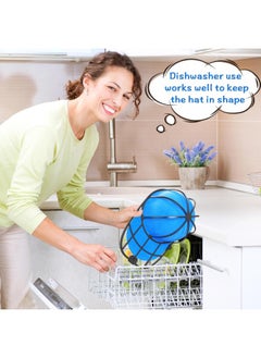 Coopache Coopche Hat Washer For Baseball Caps, Hat Washing Cage, Ballcapl Cap Washer For Washing Machine, Hat Cleaner For Laundry Machine Dishwasher Fit Children And Adults, Black  - Image 4