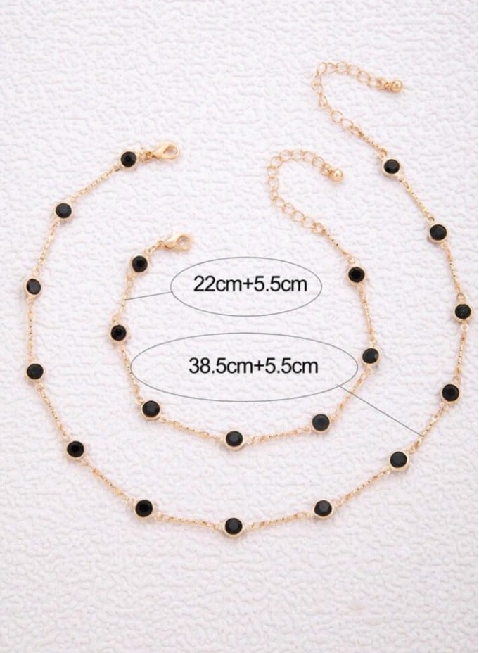 Luxury Jewellery Set For  Women Inlaid With Zirconia  - Image 5