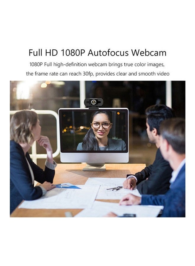 1080P Full HD Webcam with Built-in Noise-Cancelling Microphone – Auto Focus, Plug  Play USB Camera for Video Calls, Live Streaming  Recording - Image 4