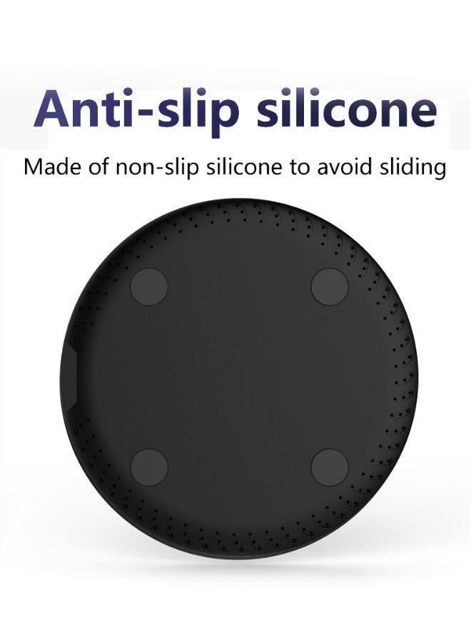 General Slim Wireless Charger, 15W Max Fast Wireless Charging，Compatible with iPhone 14/13/12/12 Pro Max/12 Mini/11/XR/X/8 Plus, Samsung Galaxy S23/S22/S21/S20 Ultra/S10/S9/Note 10（Black)  - Image 3