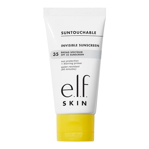 elf واقي شمس جل خفيف elf SKIN Suntouchable Invisible SPF 35 لملمس ناعم ويعمل كقاعدة مكياج نباتي خالي من القسوة قد يختلف التعبئة والتغليف - Image 1
