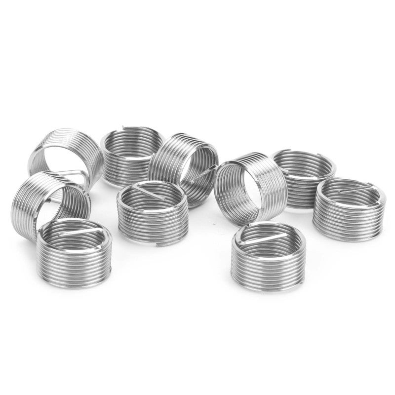 10Pcs Wire Thread Insert Screw Bushing Coiled Threaded Expansion Conversion Tool M18x1.5x1D - Image 1