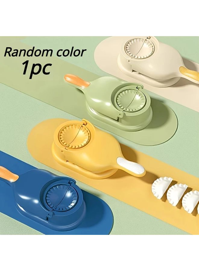 2 In 1 Manual Dumpling Maker And Tortilla Press Random Color Easy Diy Kitchen Gadget For Homemade Dumplings Corn Cakes And More Durable Plastic No Electricity Needed - Image 5