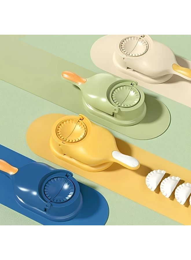 2 In 1 Manual Dumpling Maker And Tortilla Press Random Color Easy Diy Kitchen Gadget For Homemade Dumplings Corn Cakes And More Durable Plastic No Electricity Needed - Image 2