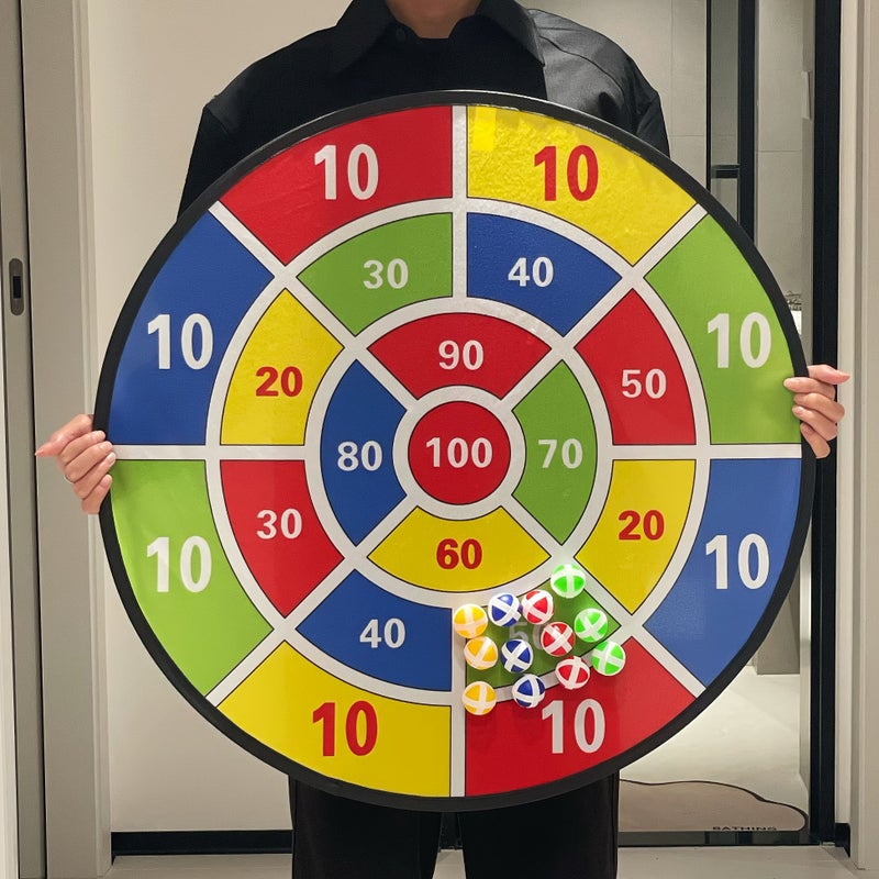 A Large Dartboard Toy Set 25.98 Inch with 8 Sticky Balls for Indoor and Outdoor Games Family Gatherings Party Competitions Ideal Holiday Gift - Image 4