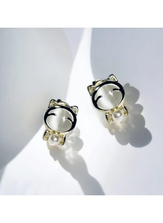 بونكا أقراط بونكا العصرية للفتيات والنساء تستحقها كل امرأة  حلق القط - Image 4