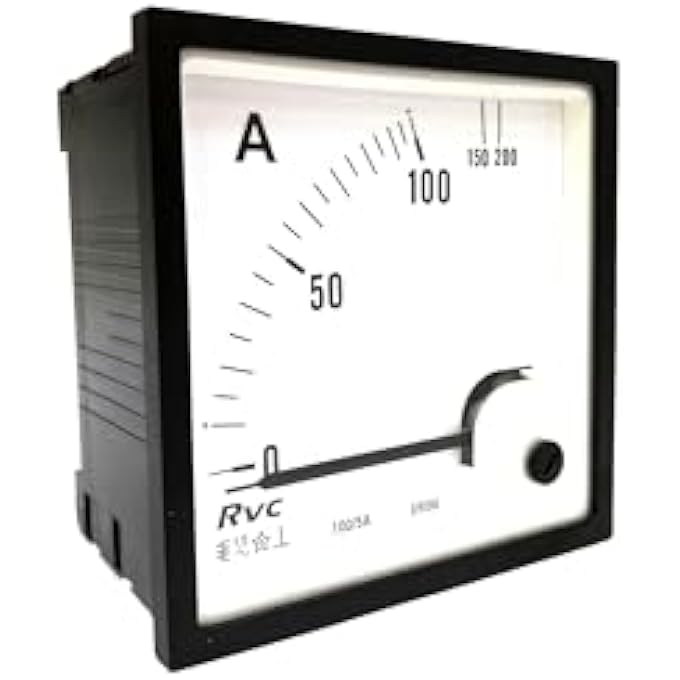 ريحني لوحة قياس التيار المتردد التناظرية 96 × 96 نوع Ct ثانوي 5 أمبير Eri96Esi96 Revalco Italy 86598Ut486 - Image 2