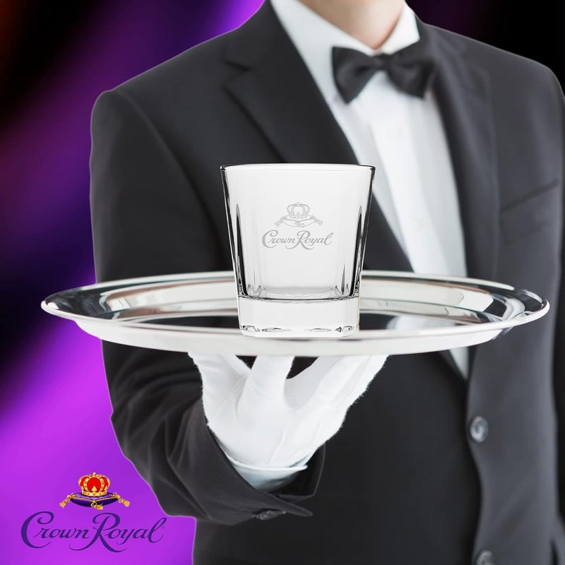LORD'S ROCKS Crown Royal Whiskey Decanter with 2 Drinking Glasses | Whisky Decanter Set for Men and Women | Compatible - Image 5
