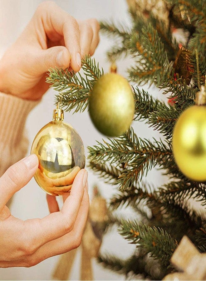 Orapink Christmas Balls Ornaments for Desktop Christmas Tree Decorations Baubles 24 Pieces 1.2 inch Mini Decorative Ball for Wedding Party (Gold) - Image 4