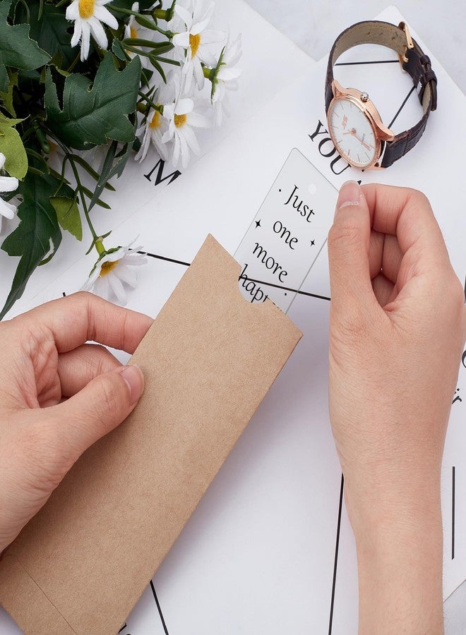 فواصل كتب على شكل مراحل القمر من CREATCABIN، مصنوعة من الأكريليك الشفاف مع شرابة سوداء، بتصميم مستطيل شفاف، تحمل عبارة "فصل إضافي واحد"، مثالية لمكتبات محبي الكتب، أو كهدية تخرج. مقاس 1.3 × 4.6 بوصة. - Image 4