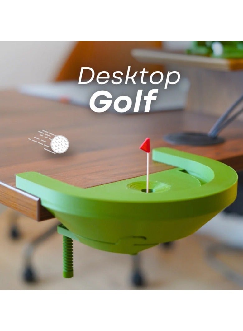 عام لعبة جولف مكتبية - زينة جولف مصغرة مطبوعة ثلاثية الأبعاد، هدية ديكور مكتبي لتخفيف التوتر لعشاق الجولف - Image 2