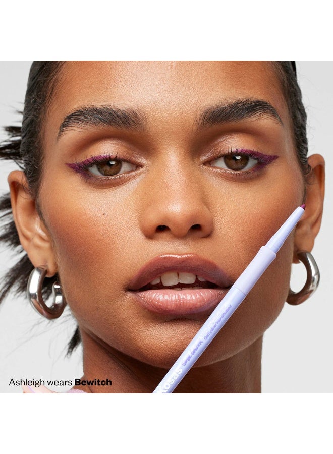 Kosas Gel eyeliner for a dramatic eye look _Graphite - Matte Creamy Beige - Image 5