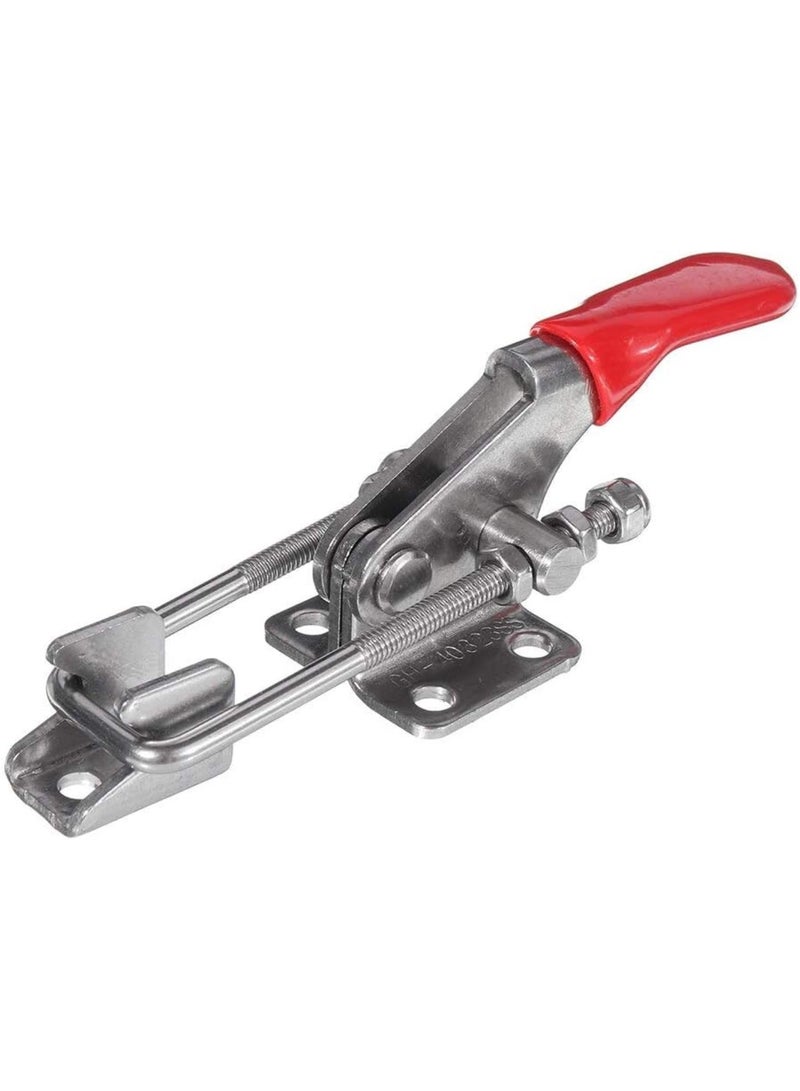 GGOOT DIY & Tools/Hardware 2PCS Stainless Steel Quick Release Toggle Clamp 163kg Holding Toggle Clamp for Woodworking Welding - Image 1