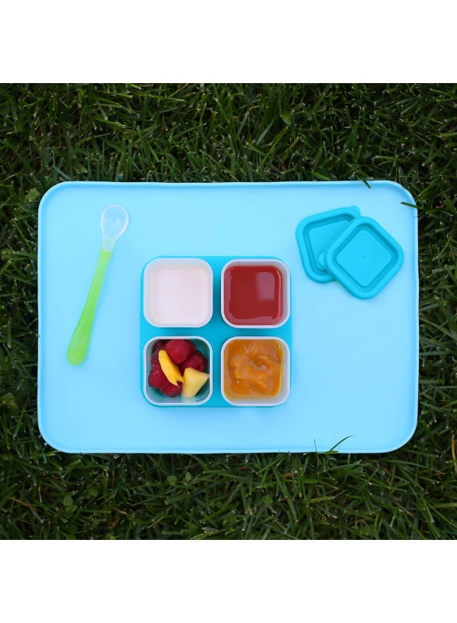 Green Sprouts baby Fresh Baby Food Unbreakable Cubes (4oz/4pk)-Pink - Image 5