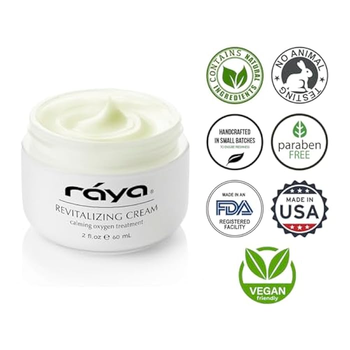 Raya Revitalizing Cream (307) | Moisturizing, Regenerating, and Calming Facial Day and Night Cream for Dry and Irritated Skin | Nourishes and Helps Reduce Fine Lines and Wrinkles - Image 4