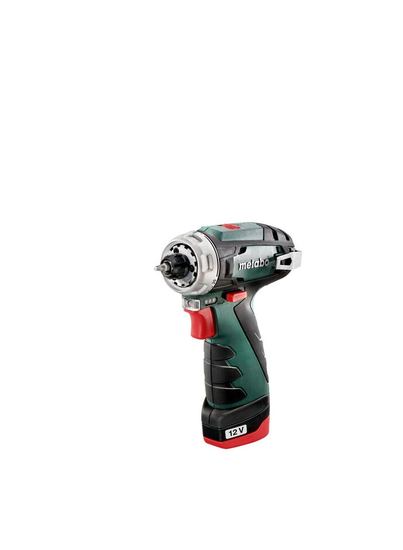 Metabo SBE 650 (600742000) مثقاب تأثير + مجموعة POWERMAXX BS الأساسية (600080880) مثقاب / مفك لاسلكي 12 فولت 2X2AH LI-POWER؛ شاحن LC 40 (220-240 فولت / 50 - 60 هرتز)؛ حقيبة حمل بلاستيكية؛ ورشة عمل متنقلة - Image 2