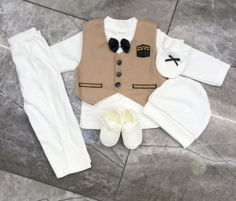 Furya Kids Cabeli Boy Baby Mawlid Outfit Gift Glove Booties Boy Mawlid