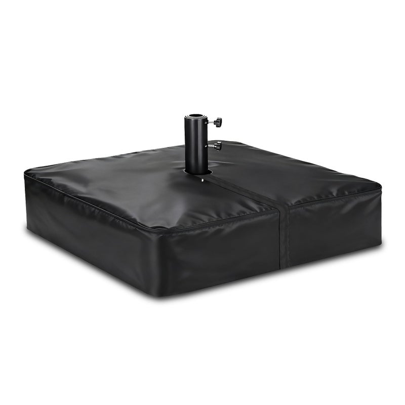Rileytee Patio Umbrella Base CoverOutdoor Heavy Duty 600D Waterproof AntiUV Square Umbrella Stand Base Covers 42L x 42W x 5HBlack - Image 2